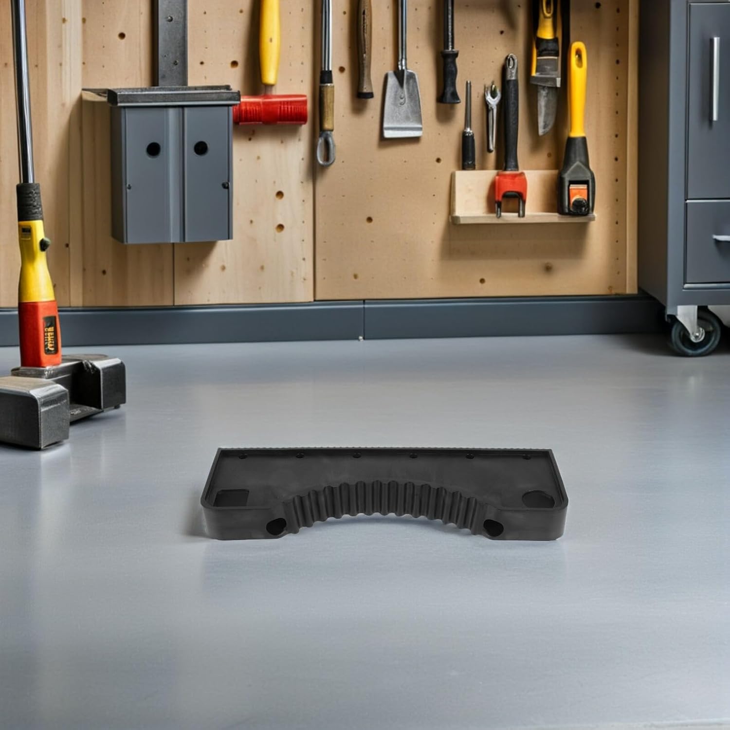 POPETPOP 2pcs Black Aluminum Alloy Ladder Feet Pads Non-Slip Telescopic Ladder Step Covers Anti-Skid Accessories for Bunk Bed and Loft Safety