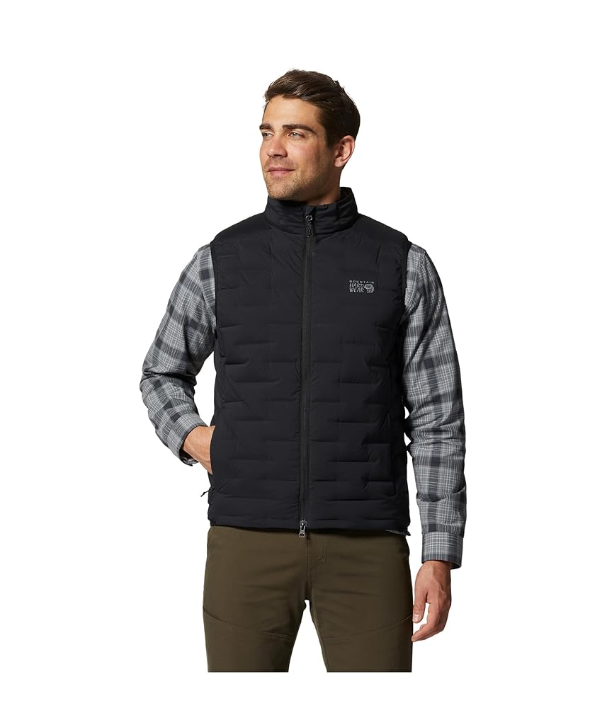 Mountain Hardwear Men's StretchDown Vest, Black-New 2024