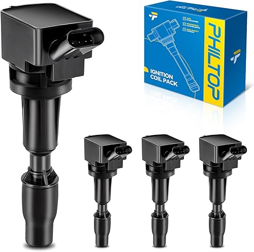 PHILTOP Paquete de bobinas de encendido, repuesto UF764 para Hyundai Sonata 2015-2019, Santa Fe Sport 2016-2018, Tucson 2018-2020 y Kia Optima