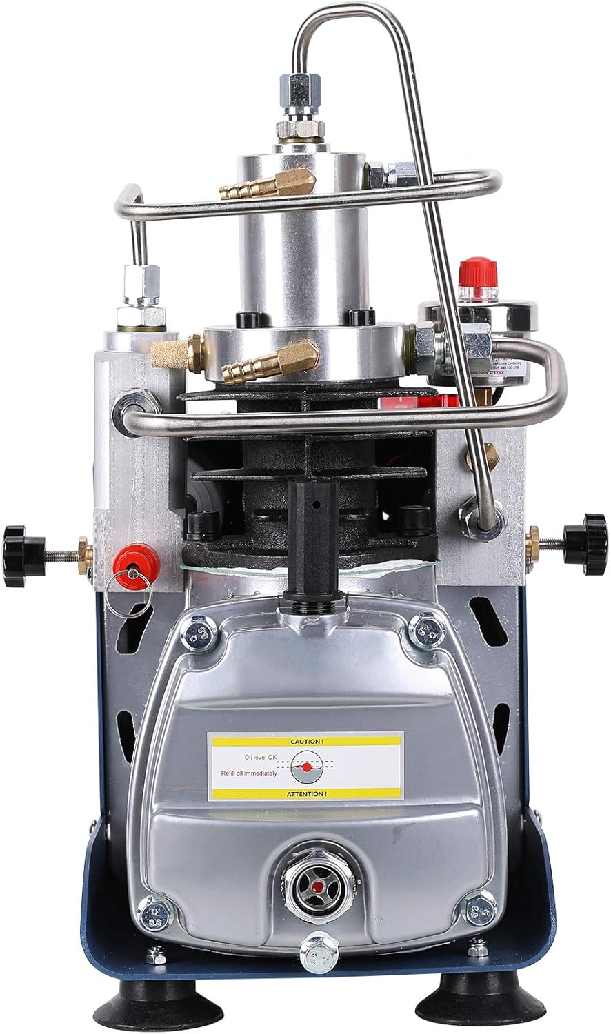 Front view of the CREWORKS Electric PCP Air Compressor Pump