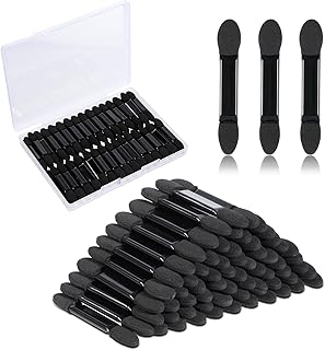 50 aplicadores de sombra de ojos de doble cab...