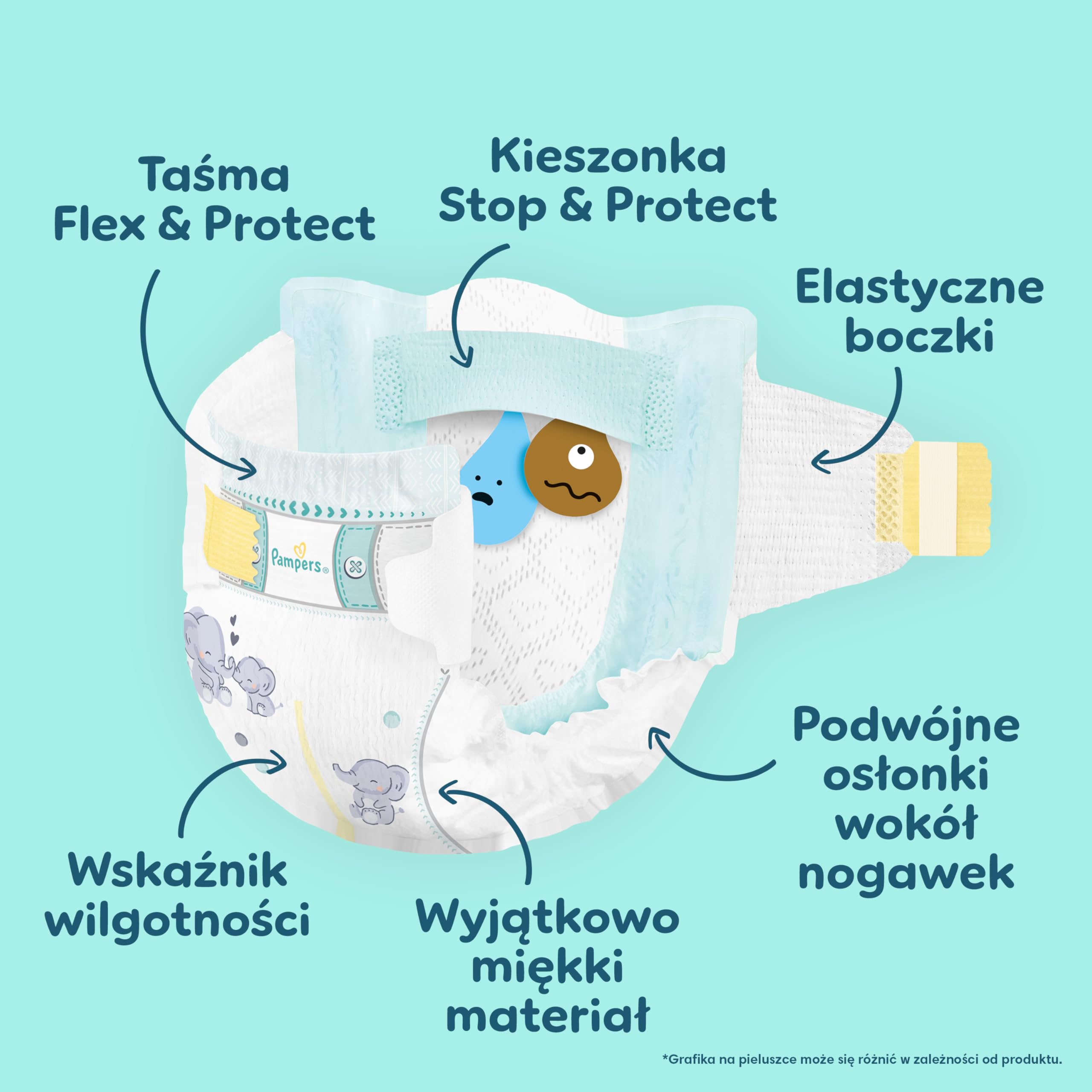 Pampers Premium Care Pieluszki Rozmiar 3, 180 szt., 6-10kg