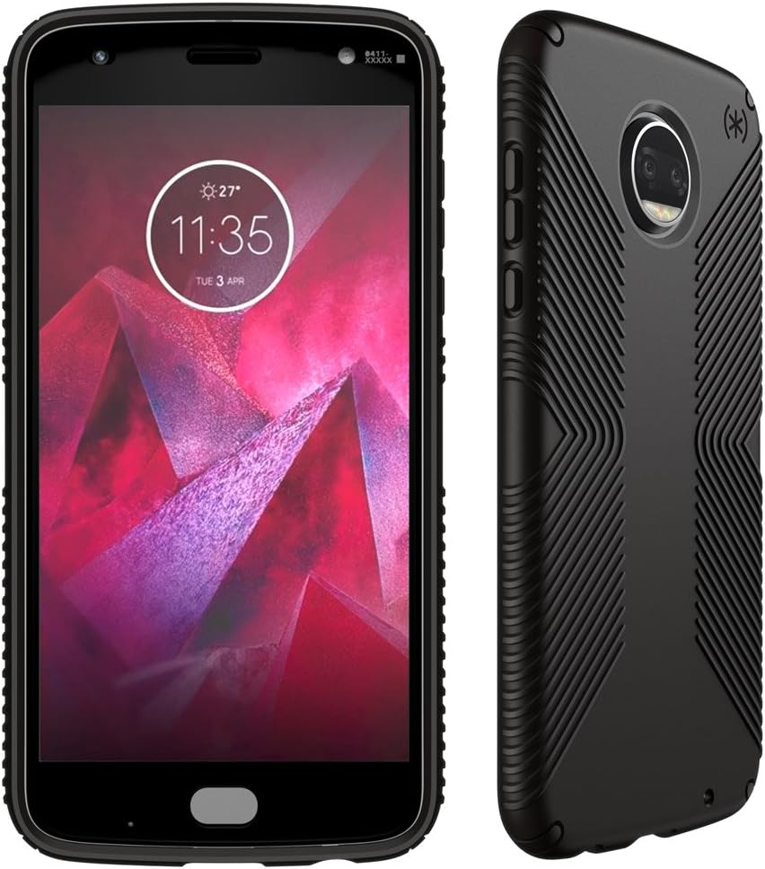 Exсluѕіvе Dіѕсоunt 50% Prісе Speck Products Presidio Grip Cell Phone Case for Moto Z2 Force Edition, Black/Black