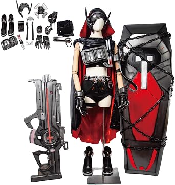 COMICOBB Goddess of Victory Nikke Grave Grave Cosplay Costume, Shoes, Wig, Tool Choice