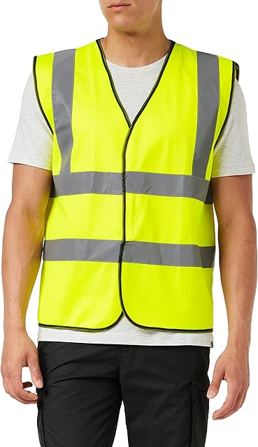 Blackrock men Hi-vis s High Visibility Waistcoat Yellow Large, Yellow, L UK