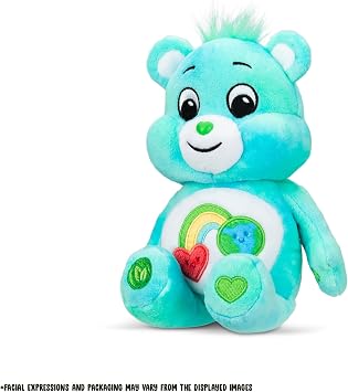 Care Bears Basic Bean - I Care Bear - 9 Plush, ECO Friendly, Soft Huggable Material!