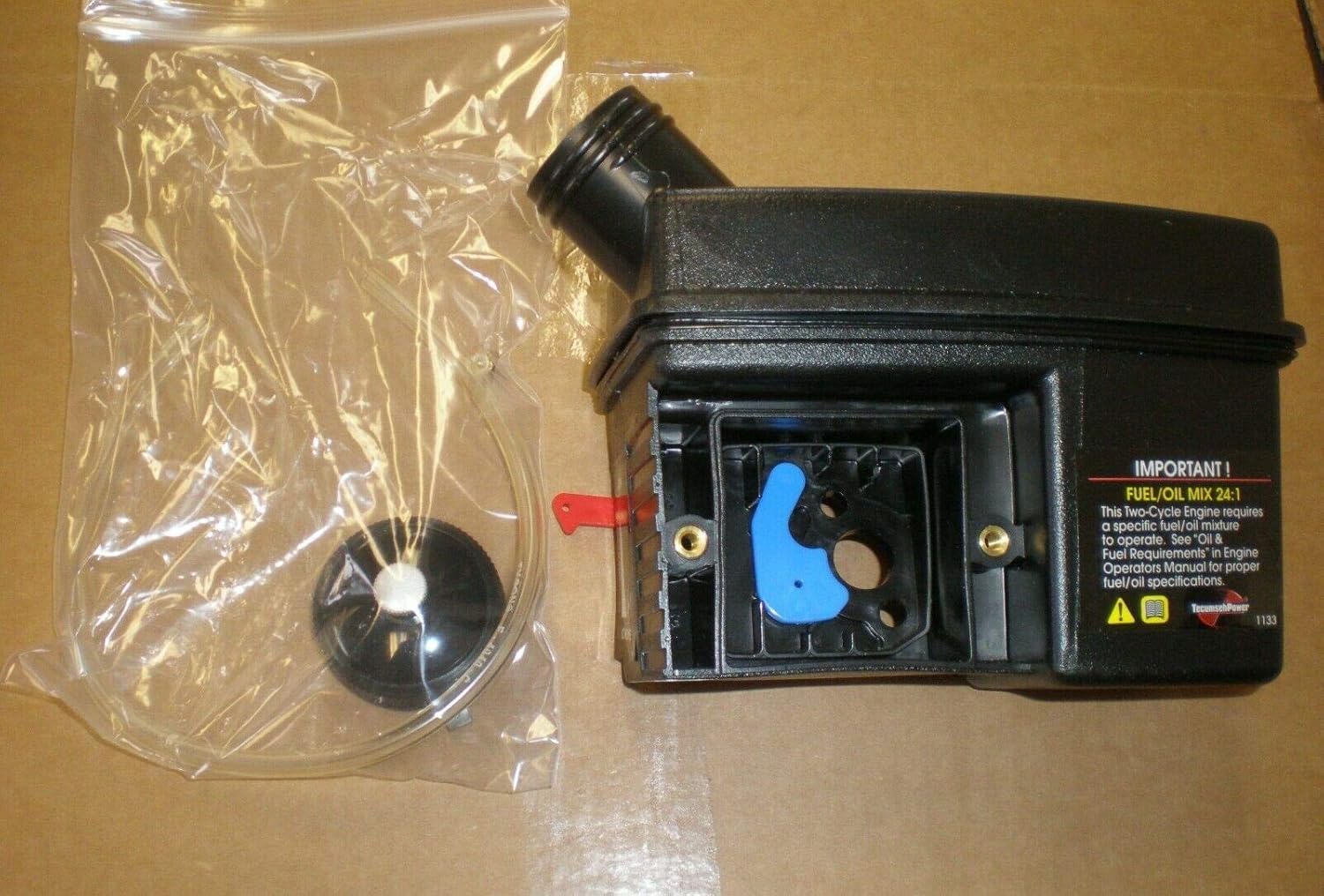 Tecumseh ICE Auger, Tiller TC200 TC300 2 Cycle Gas Fuel Tank, Cap 410275