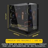 Lian Li O11 Vision Compact Torre E-ATX Cristal Templado USB-C 3.0 Negra - 6