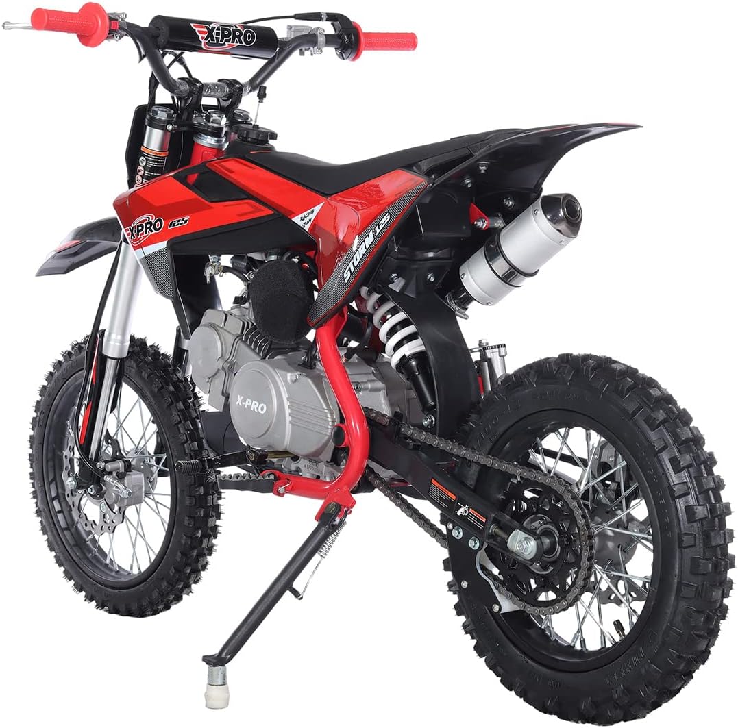 X-PRO Storm 125cc Dirt Bike, rear view