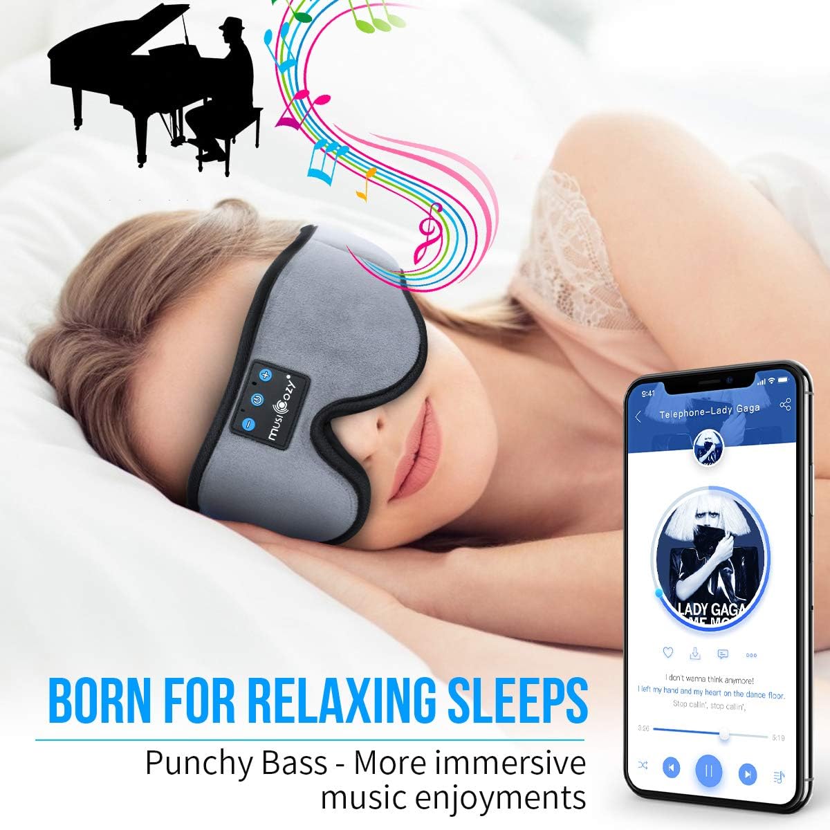 Buy MUSICOZY Sleep Headphones 3D 