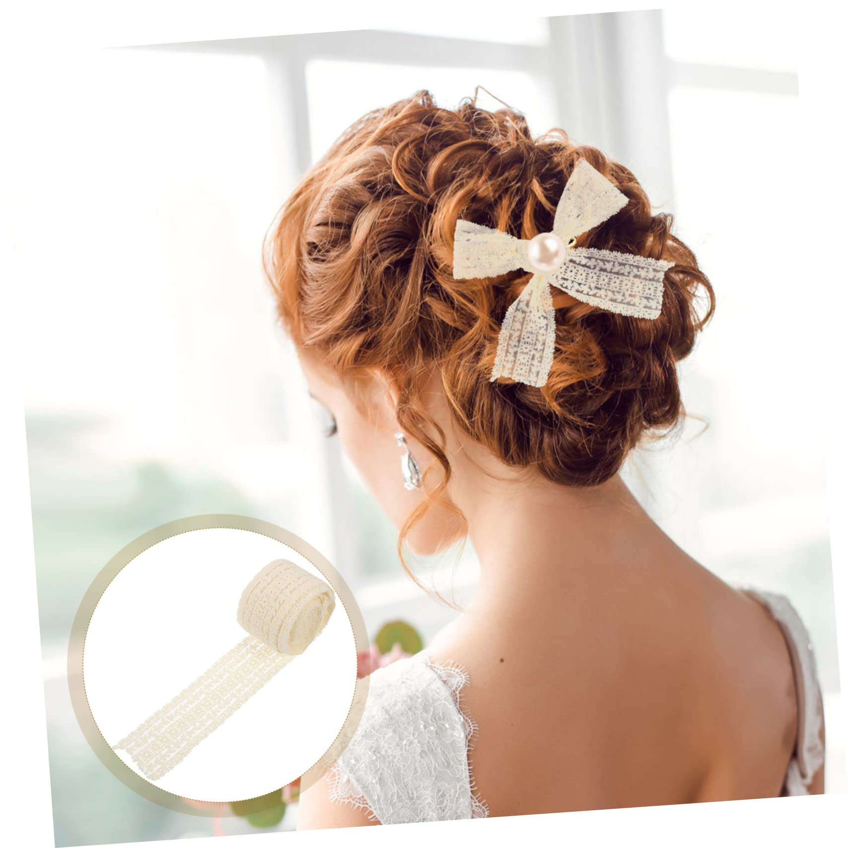 3rollos Cinta De Encaje Decorativa Para Manualidades Trim De Encaje Para Diy Ropa y Accesorios Metros