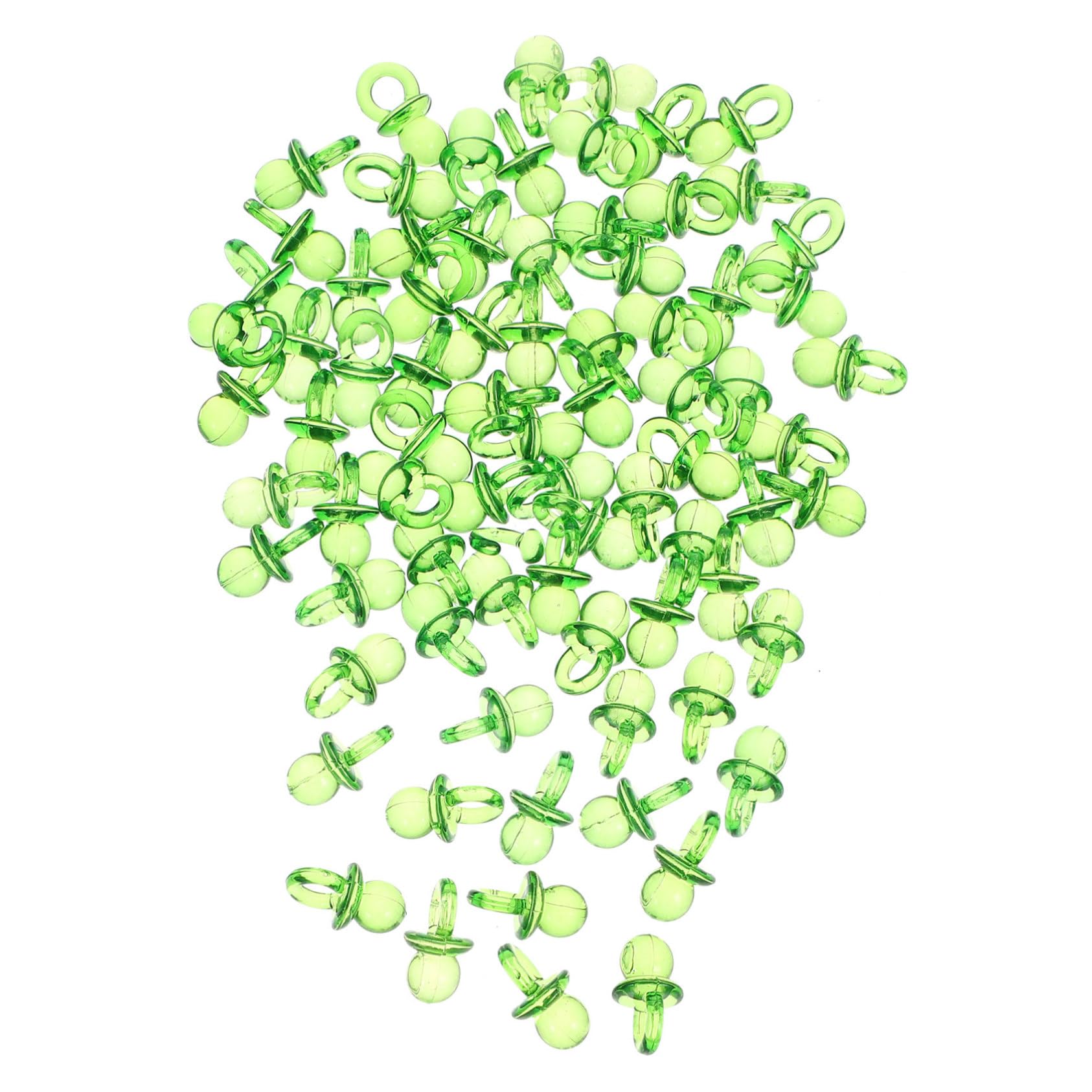 GARVALON Set of 100 Mini Pacifiers Shower Decorations Shower Favors for Guests Gender Reveal