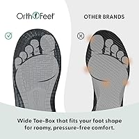 Vista 6 de Orthofeet Zapatos ortopédicos de trabajo de cobalto con punta comp para hombre