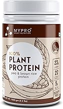 Mypro Sport Nutrition Plant Protein Powder Pea & Brown Rice Protein (23g protein,22 Vitamins & minerals,5g BCAA) Plant Based Vegan Protein Supplement For Men & Women (Chocolate Flavour -1000 Gm)