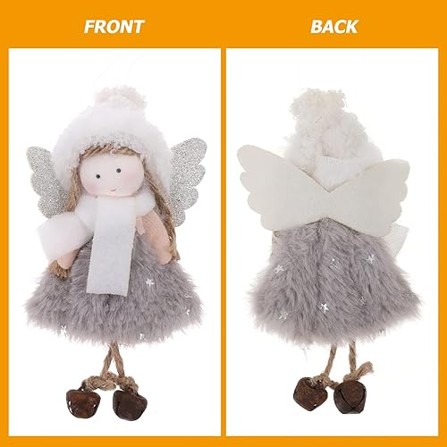 Miniatura 3 de Pendant Decor Christmas Plush Doll Ornaments Xmas Tree Ornament Dolls Decorative Plush Pendants Christmas Hanging s for Home Stair Fireplace Holiday