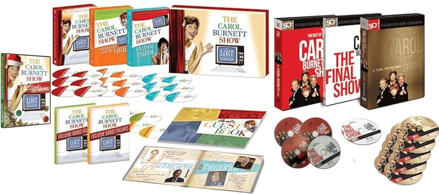 Carol Burnett Show 50th anniv ⁢Showdown: Lost Episodes vs Collector's Edition