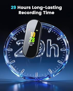 64GB Digital Voice Recorder, 4-in-1 New Upgraded Noise Reduction Hi-Fi Pure Sound Quality, 3072Kbps Audio Activated Voice Recorder for Your Lectures, Meetings, and Classes