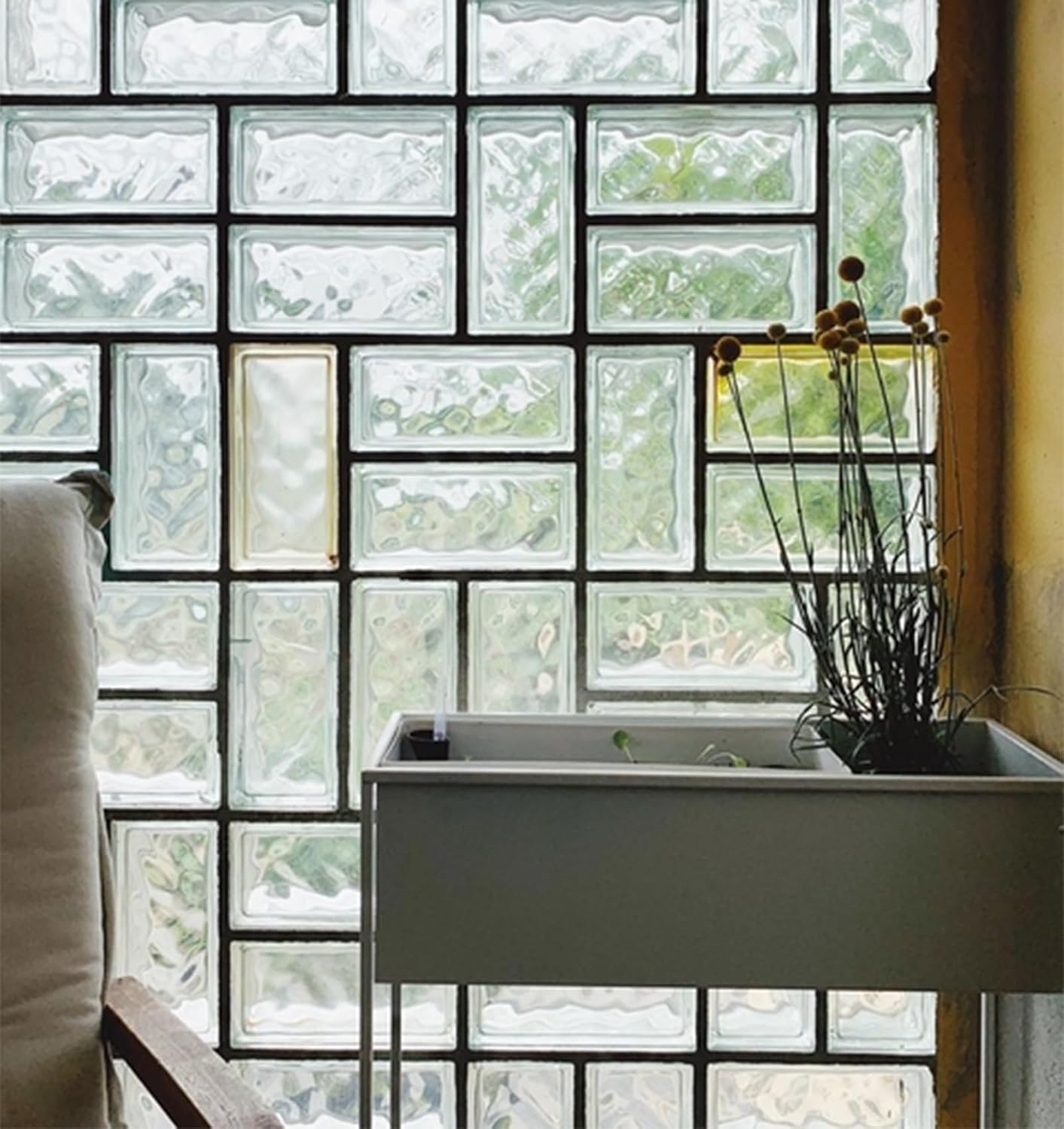 Solid Glass Blocks for Decorative Partition Walls, High Transmittance Crystal Bricks, Office and Home Decor