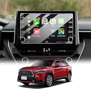 LUWU Toyoat Corolla Cross Screen Protector 2022 Toyato Corolla Cross Glass Screen Protector Infotainment Display Screen Protector Foils Tempered Glass 9H Anti-Scratch Navigation Corolla Cross Touchscreen Protective Film(8 Inch)