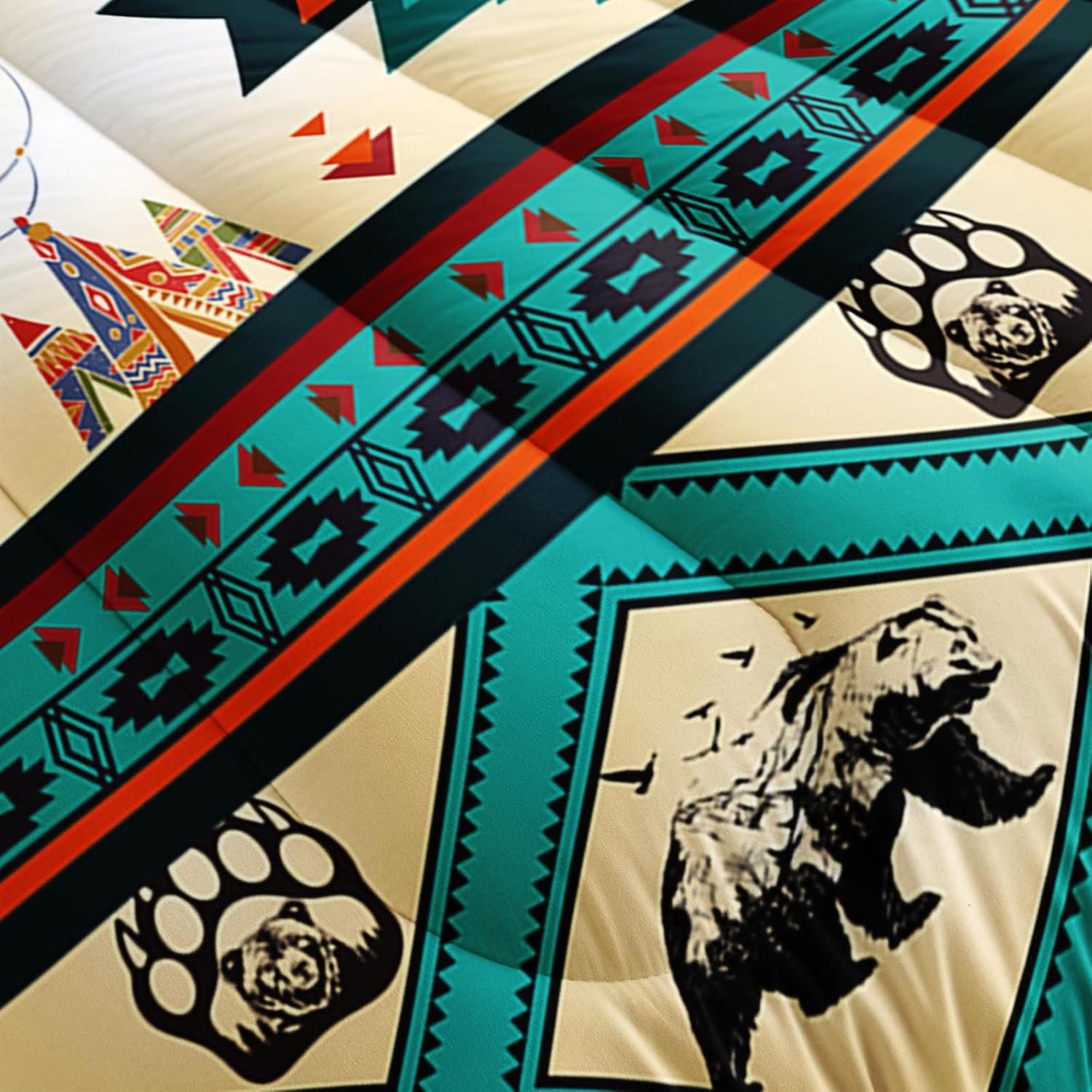 Chezmoi Collection Linz Juego De Edredón Bordado De Cachemir | Envío Gratis