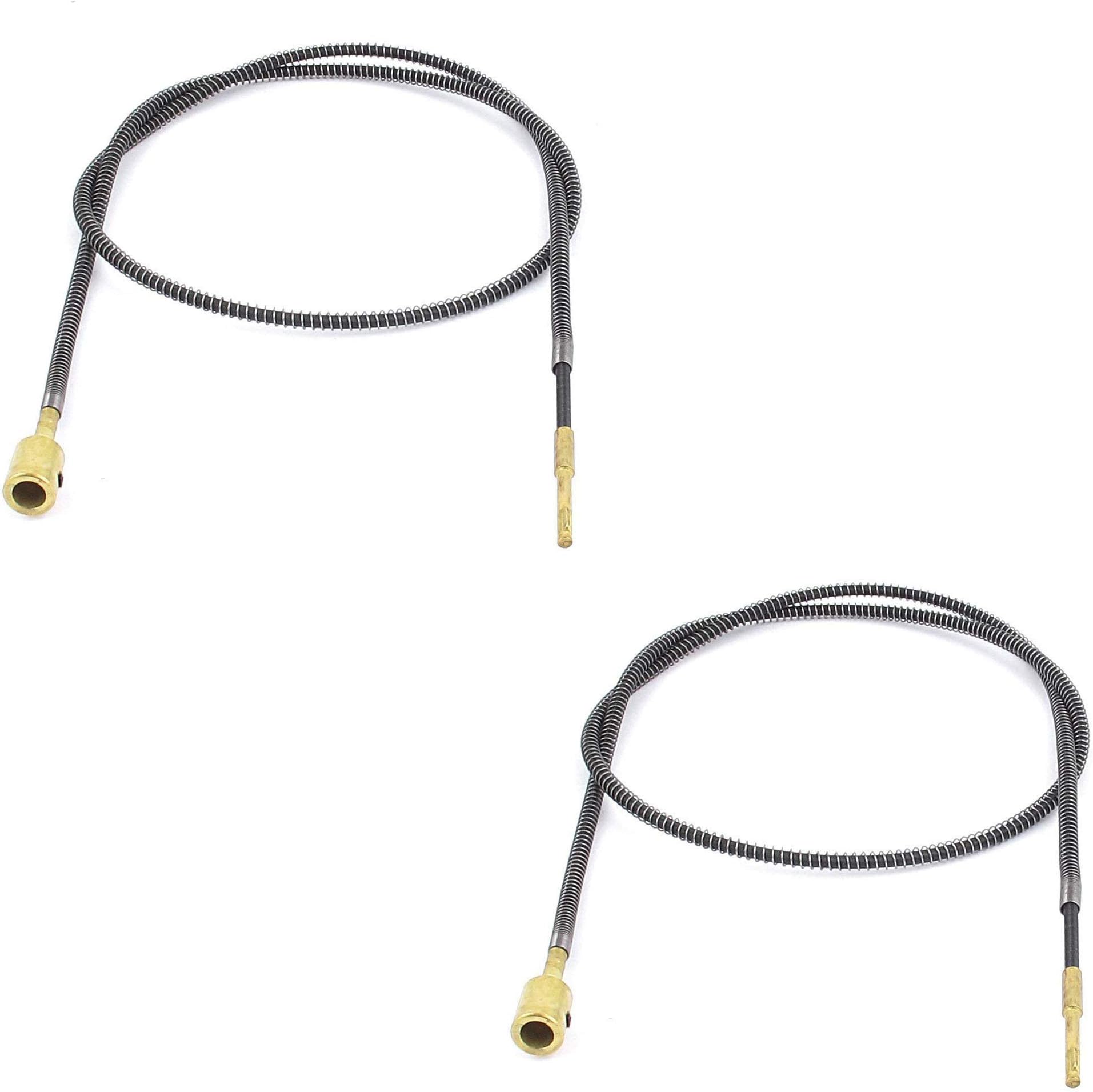 2pcs 99cm / 3.2ft Metal Flexible Inner Shaft Cable for Bench Grinder Drill Press Flexible Shaft Rotary Motor