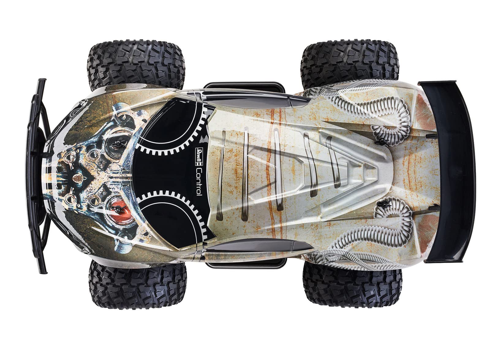 Revell Control RC Car Desert Rat I skala 1:10 I samochód off-road do wszystkich terenów I prędkość 18 km/h I wytrzymała karoseria, pilot zdalnego sterowania 2,4 GHz, dla dzieci od 8 lat i entuzjastów