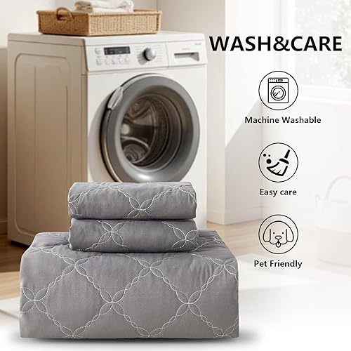 Miniatura 5 de Protector de colchón impermeable – Protector de colchón de tamaño individual silencioso y estilo sábana ajustable | Protección completa de cama para