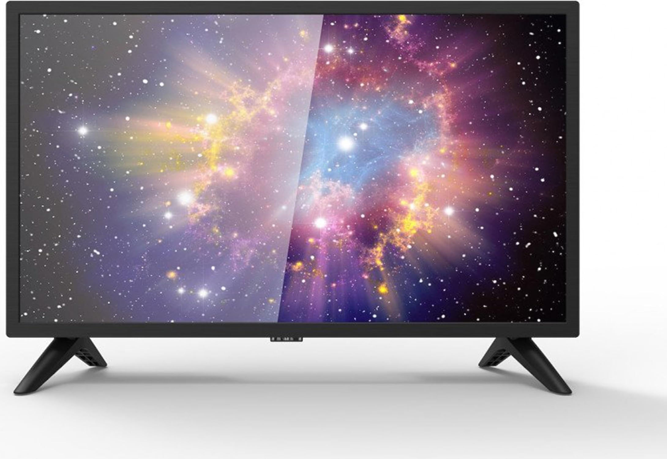 AKTV2430H - Smart TV 24 Pollici, HD, DVB-​T2 HEVC Main10, LED, Classe energetica E