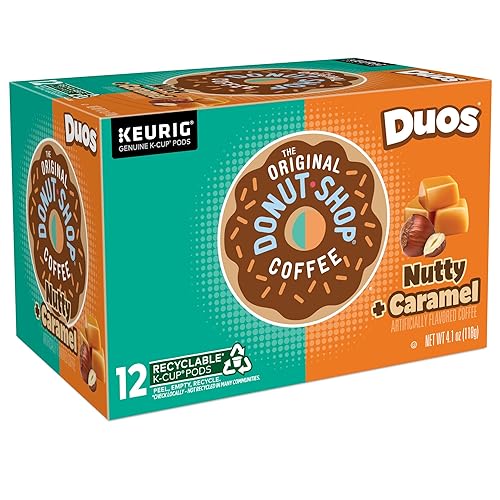 Vista 35 de The Original Donut Shop K Cup Duos - Vainilla de chocolate blanco, cápsulas Keurig K Cup de una sola porción, café saborizado, chocolate blanco +