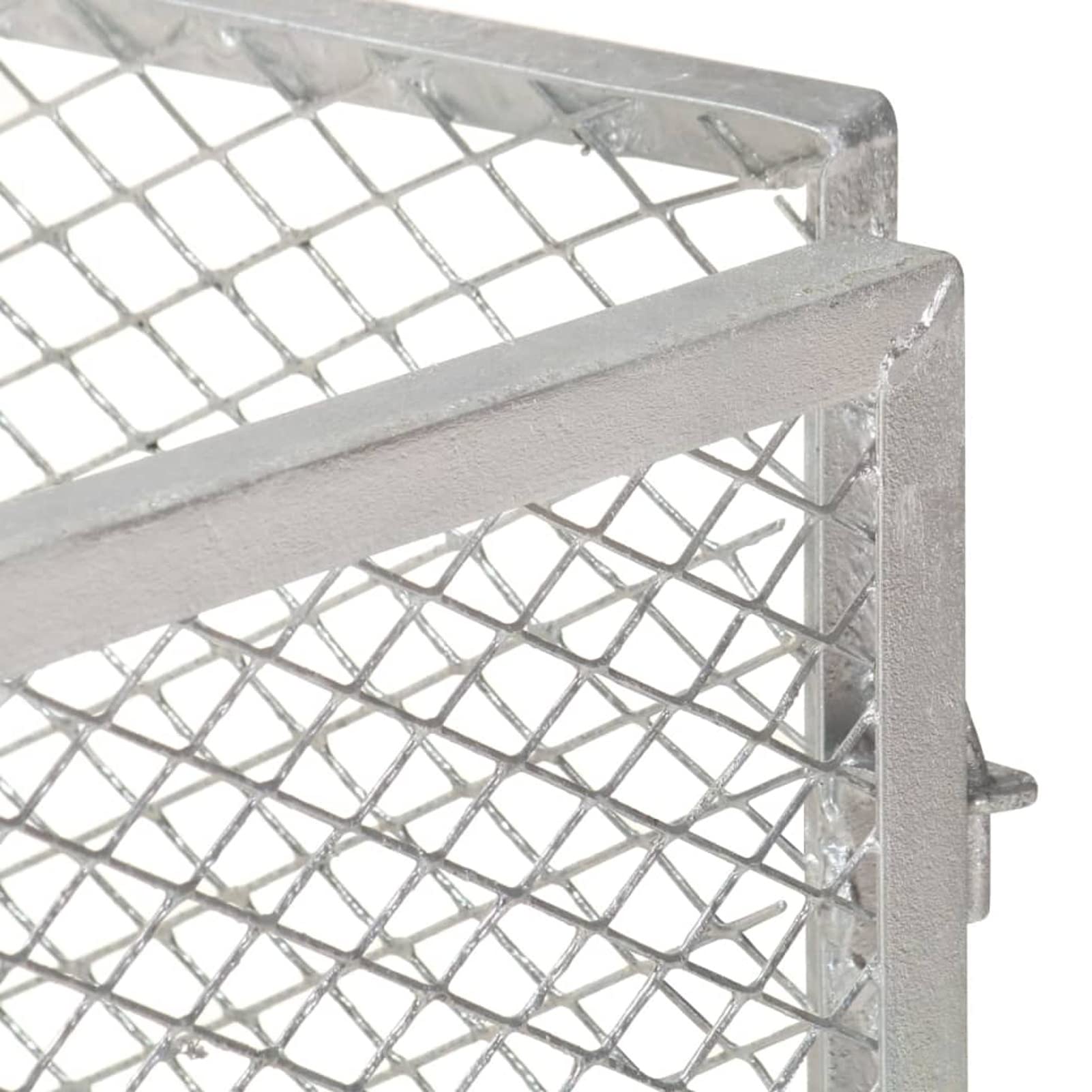 Compostador de jardín Hierro galvanizado 100x100x77 cm, Compostadora Organica Jardin, Vermicompostador, Composteras Huerto, Compostera Domestica