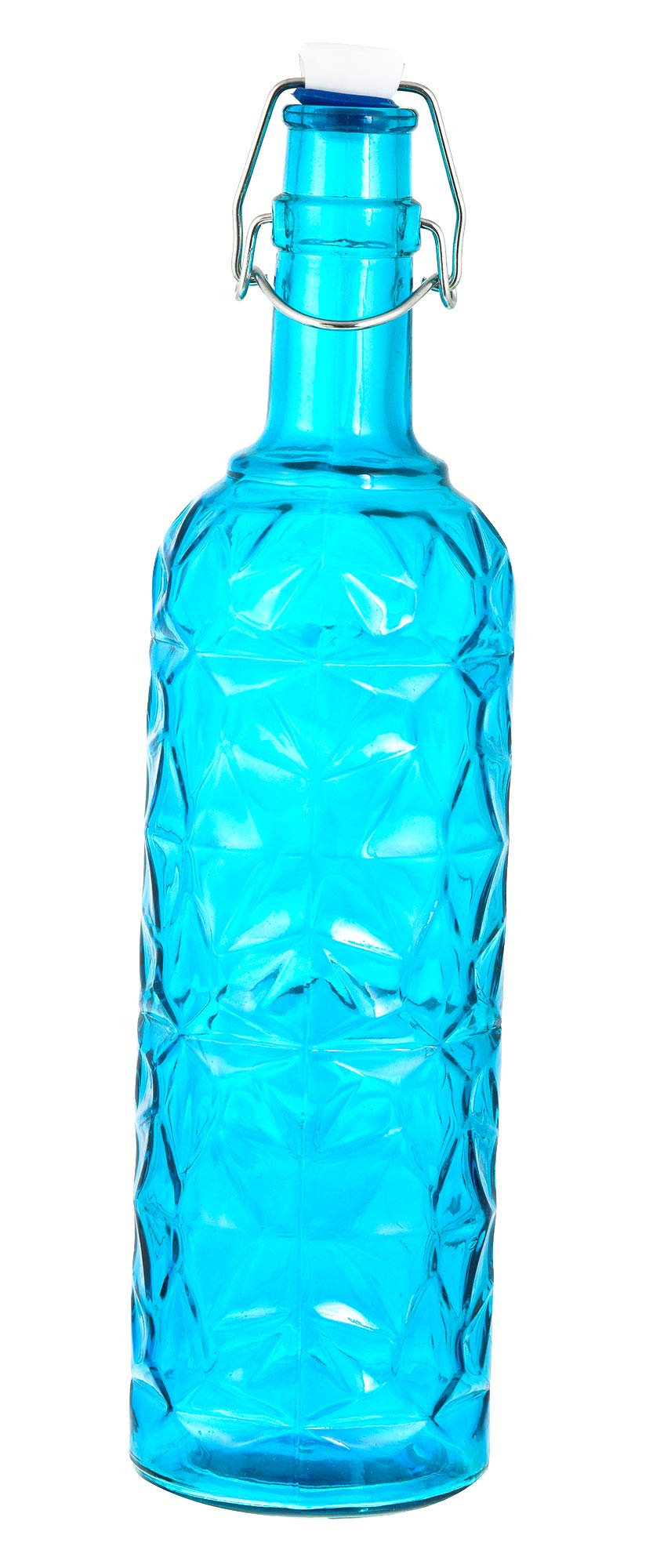Machak Flower Crysta Glass Water Bottle For Kitchen, Home Decoration, 1 ltr (Pack of 1, Blue) (B08ZNSX82Z) Amazon Price History, Amazon Price Tracker