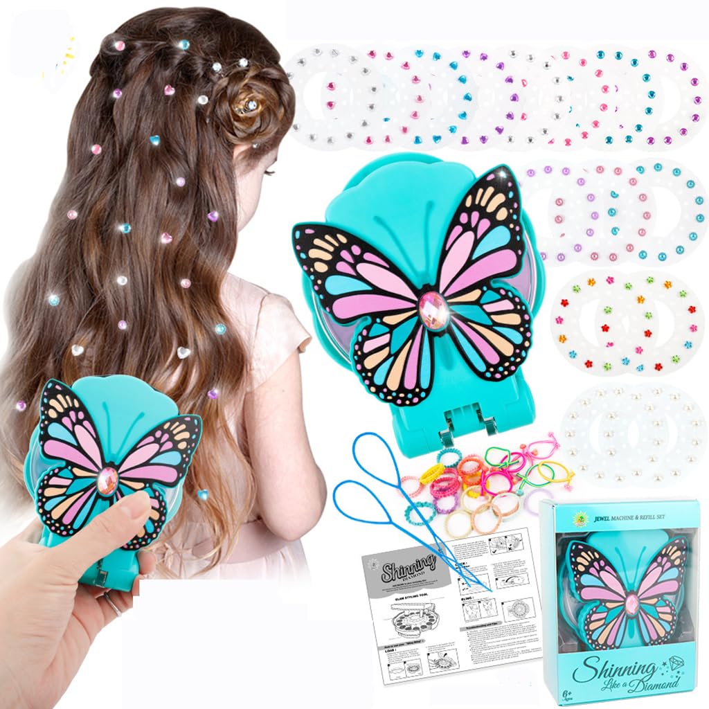 See full amazon price history chart for PATPAT Girls Hair Gems Stamper Butterfly Hair Gem Stapler Kit With 15Pcs Color Gem Patches, Stylish Quick Rhinestone Gem Stamper For Hair Women Kids Girls Party Hair Styling Tool, Pink PATPAT Girls Hair Gems Stamper Butterfly Hair Gem Stapler Kit With 15Pcs Color Gem Patches, Stylish Quick Rhinestone Gem Stamper For Hair Women Kids Girls Party Hair Styling Tool, Pink (B0CQNZFLXF) Amazon Price History, Amazon Price Tracker