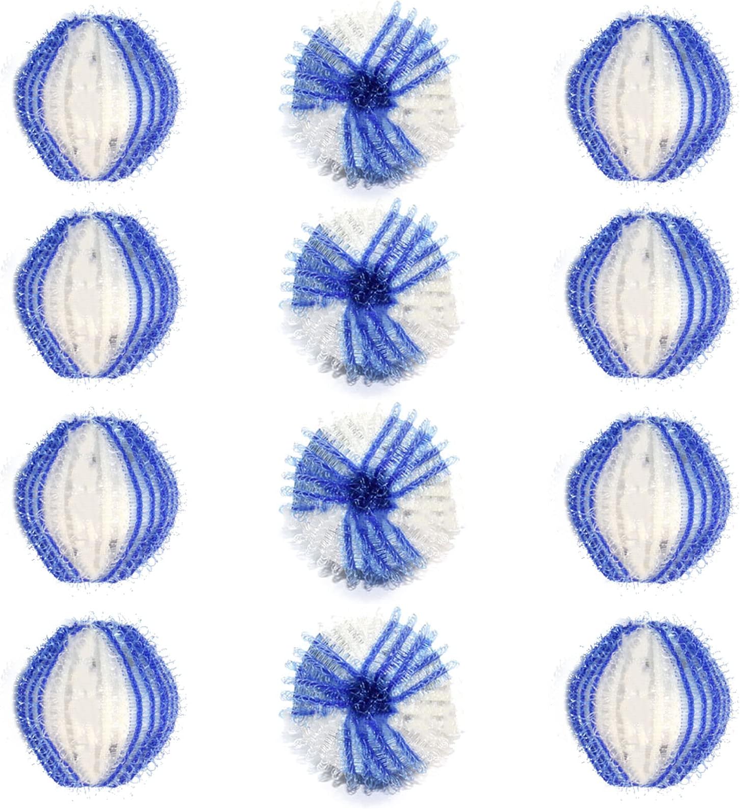 Pet-Hair-Remover-for-Laundry Pet-Hair-Catcher Lint-Remover-for-Washing Machine(12Pcs)-Blue