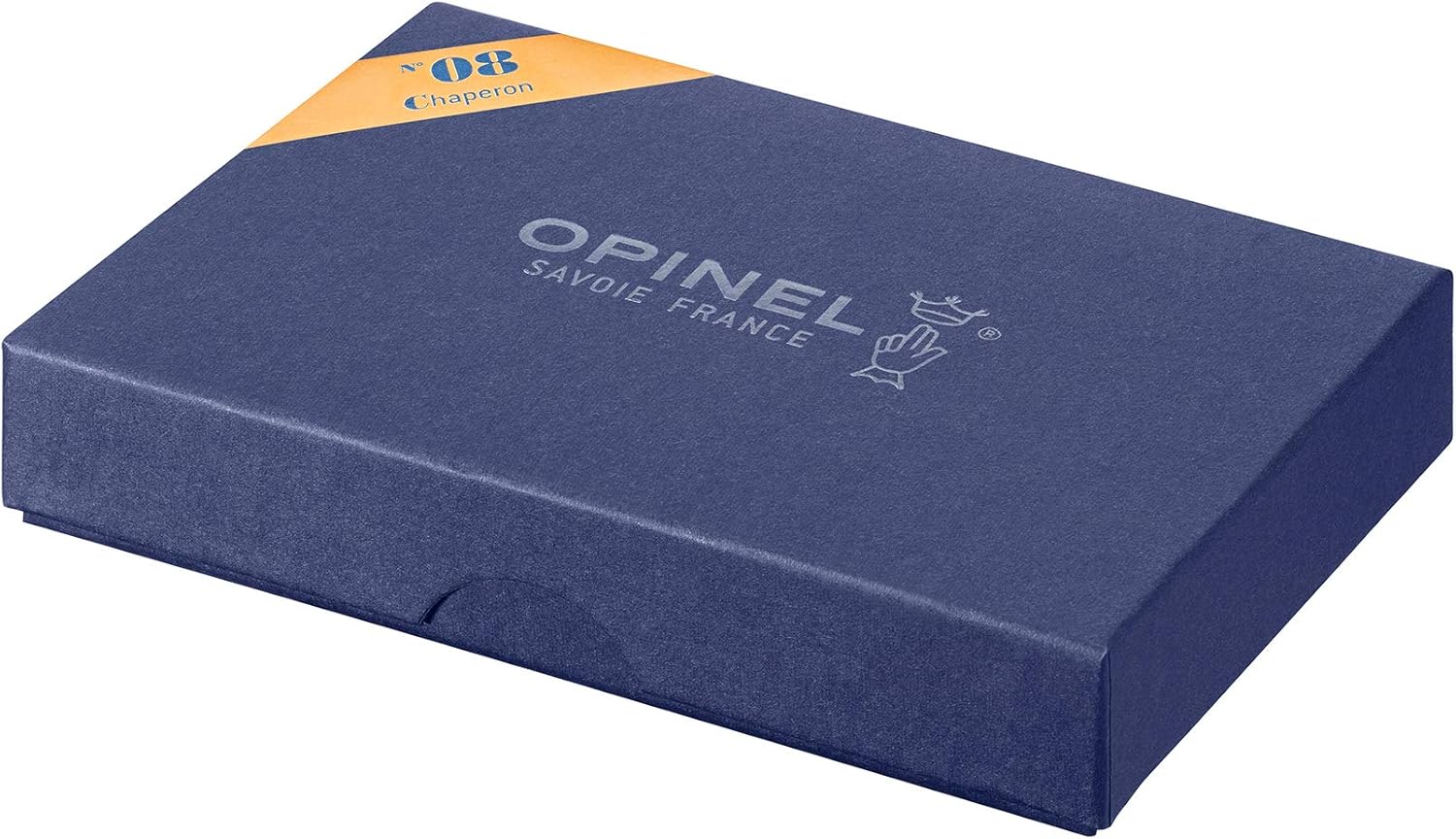 Opinel Chaperon Series - Unique Multiple Wood Handle - Stainless Steel Folding Pocket Knife - Blue Box
