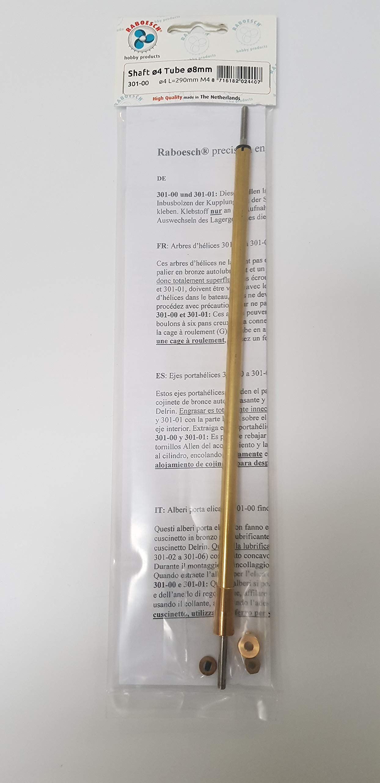 Propeller Shaft Code 301-00 M4 L290 mm