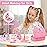 Heaning Kids Washable Makeup Girl Toys - Real Makeup Kit Kid Make up Set for Toddlers Children Princess Dress Up Christmas Birthday Gifts Toys for 3 4 5 6 7 8 9 10 11 12 Year Old Girls