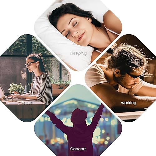 Miniatura 7 de Tapones para los oídos para dormir y reducción de ruido tapones para los oídos de silicona suave con 7 pares de puntas para los oídos y un cable de