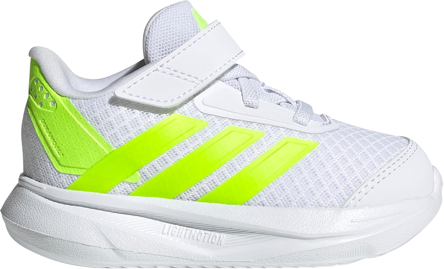Adidas Unisex-Baby Duramo SL 2.0 Elastic Lace Sportswear, White/Lucid Lemon/White, 6