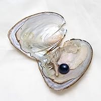 Vista 5 de XUDREZ Perlas de ostra natural, 50 unidades/lote, ostras monstruosas con perlas en el interior, a granel real en ostras, perlas ovaladas de agua