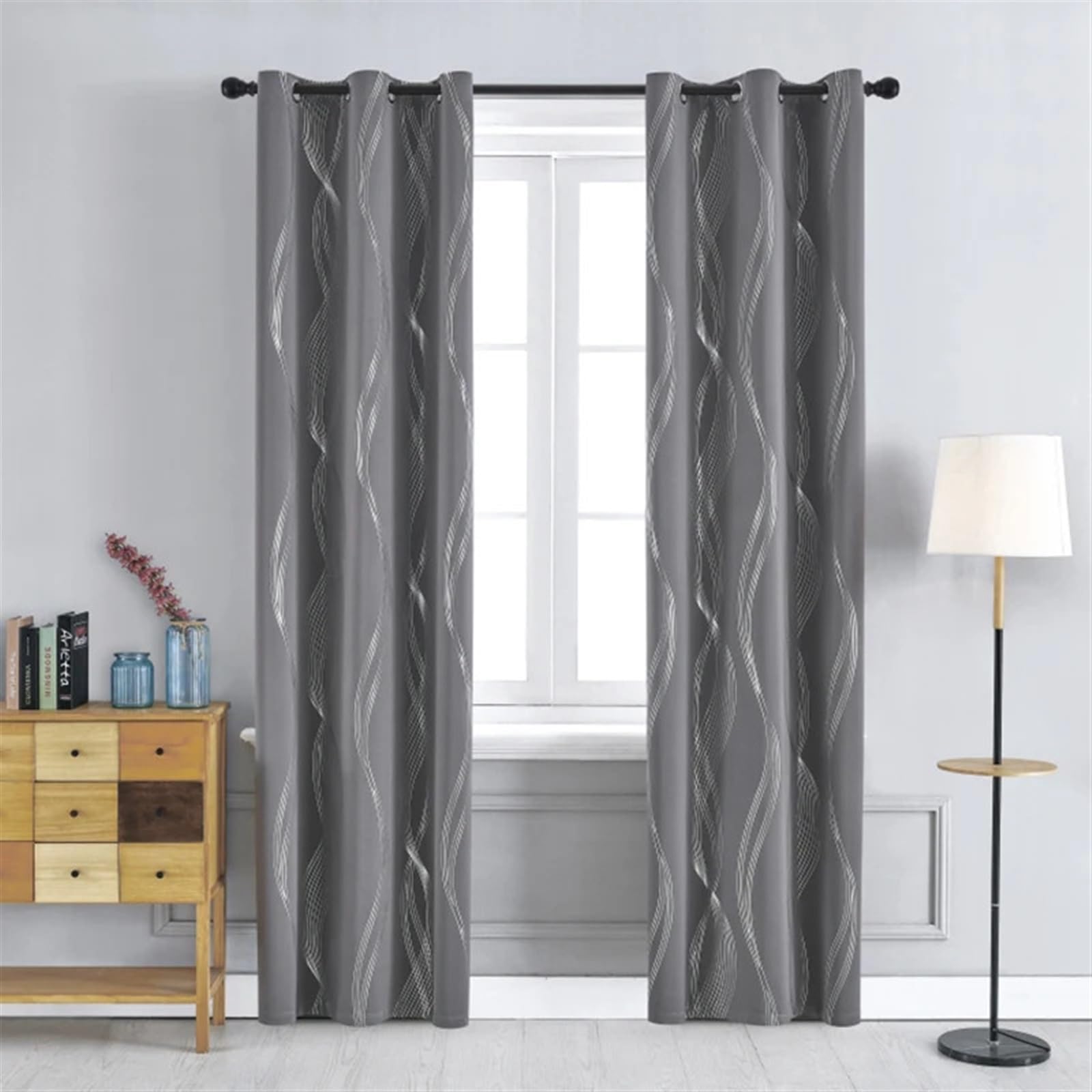 Cortinas Opacas Salón 1 Cortina Aislante térmica
