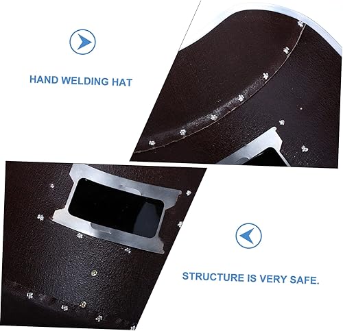 Miniatura 6 de Housoutil Gafas de soldadura con sensor de luz de casco de soldadura para máscara protectora de cara de soldadura eléctrica