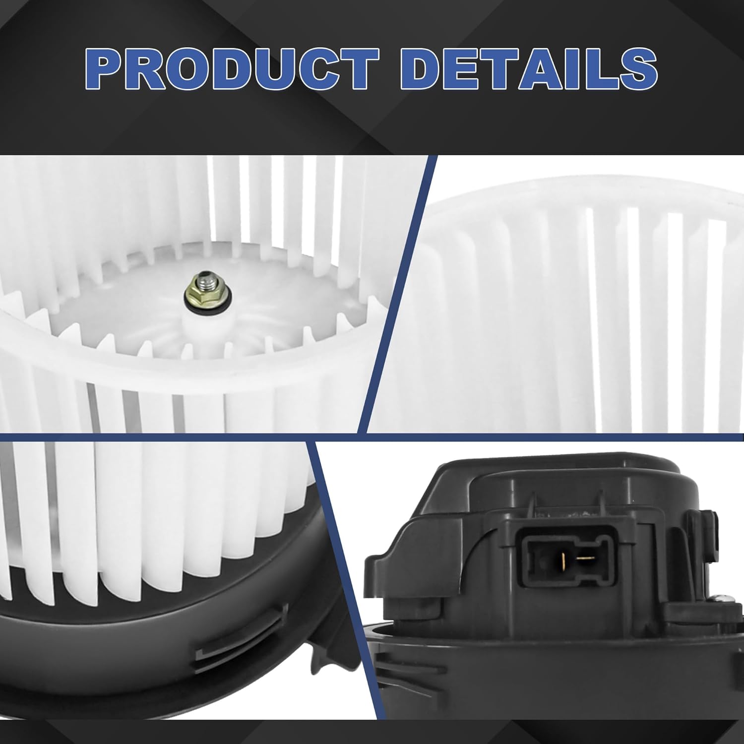 PartsFlow 700295 Heater Blower Motor W/Fan Cage for 2013 2014 2015 2016 2017 2018 Nissan Sentra 1.6L 1.8L