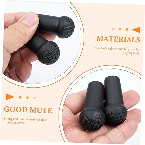 Miniatura 5 de Didiseaon Juego de 8 puntas de bastón de trekking, accesorios de viaje, pelotas de tenis de caña de senderismo para caminantes, bastón de senderismo