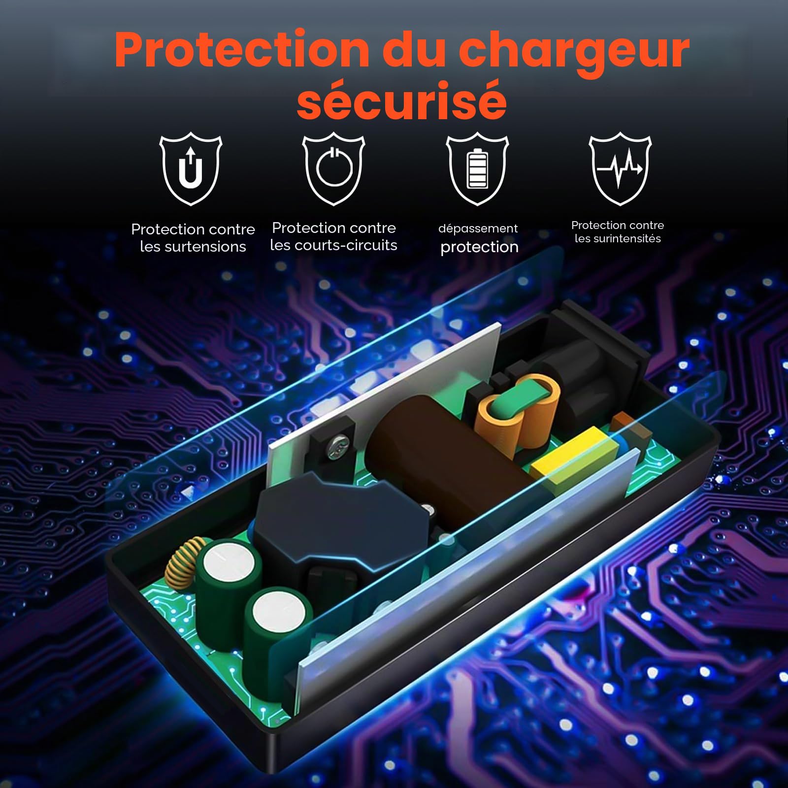 65W USB Chargeur pour Lenovo ThinkPad T470 T470s T550 T440 T440s T450 T450s | Lenovo ThinkPad T460 T460s X250 X270 Yoga 2 11 11S IdeaPad Flex 2 3 ADLX45NLC3A ADLX45NCC3A Ordinateur portable Câble d'alime