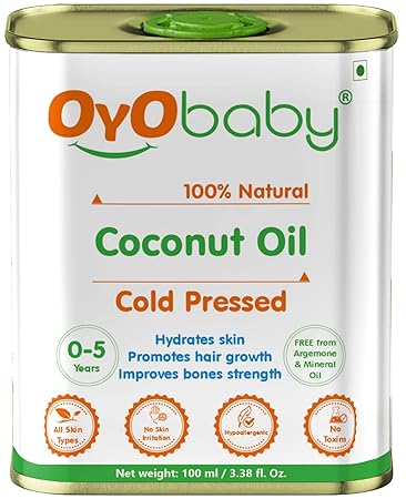 OYO BABY Virgin Coconut oil for skin & Hair (Cold Pressed Coconut oil) 100ml