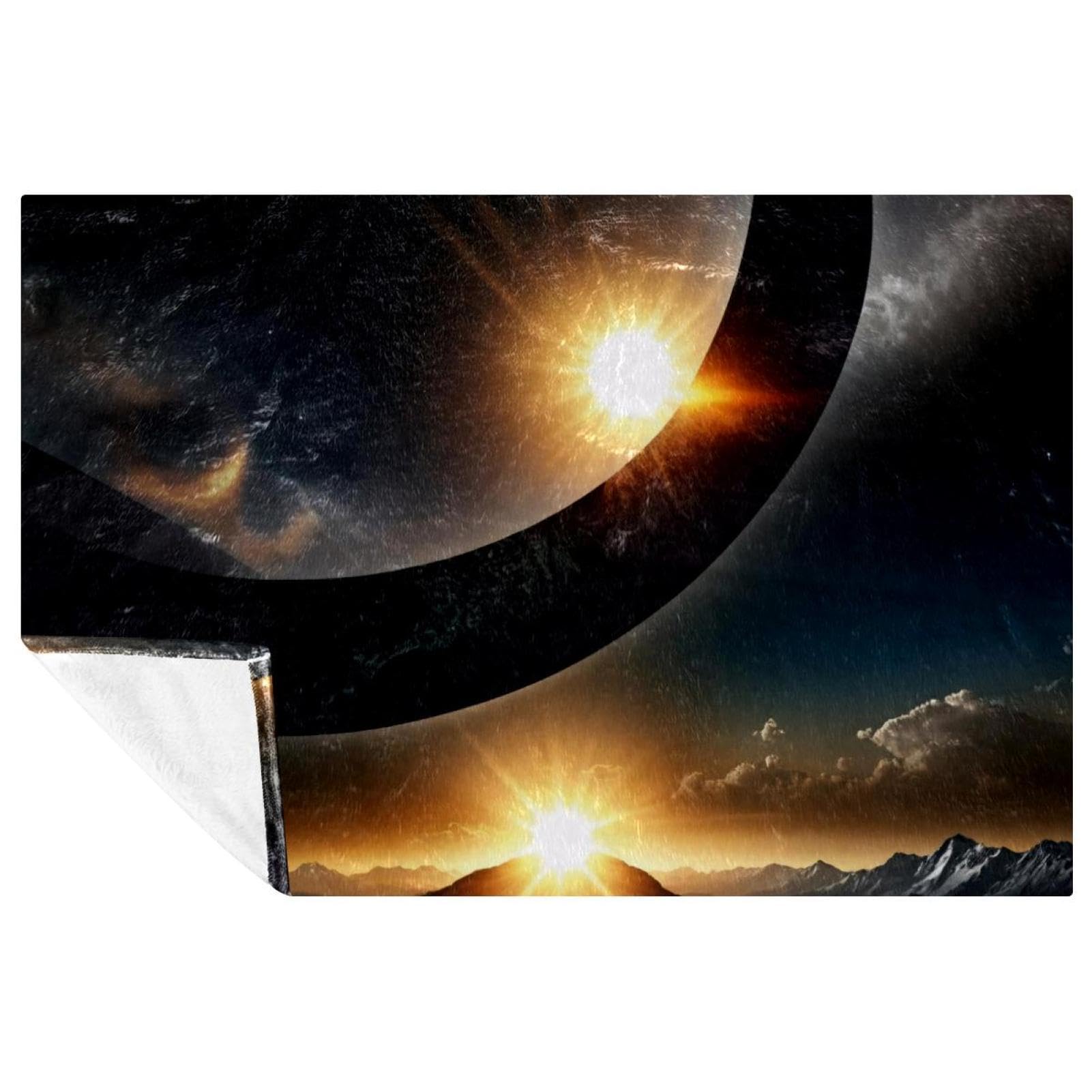 Couverture éclipse solaire compacte contre le froid en pique-nique et camping
