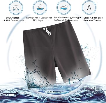 Reusable TPU Waterproof Incontinence Pants for Adults Leak Proof Washable Patient Care Long Pants for Elderly(Blue,2XL)