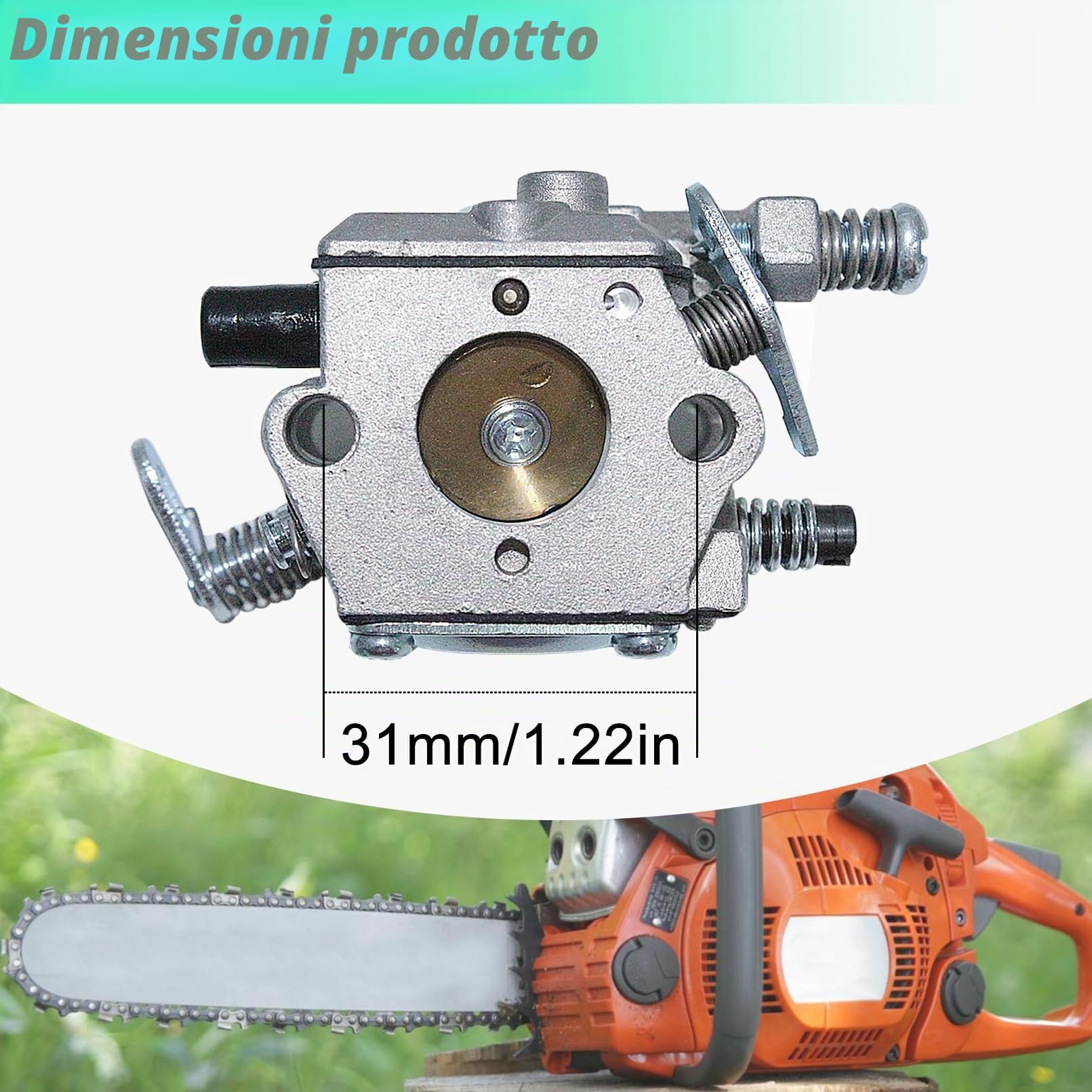 Kit Carburatore per STIHL 021, 023, 025, MS 210, MS 230, MS 250 Motosega, ADEFOL Parti di Ricambio include Carburatore e Guarnizione Candela Tubo Filtro Tappo Accessorio 13 in 1