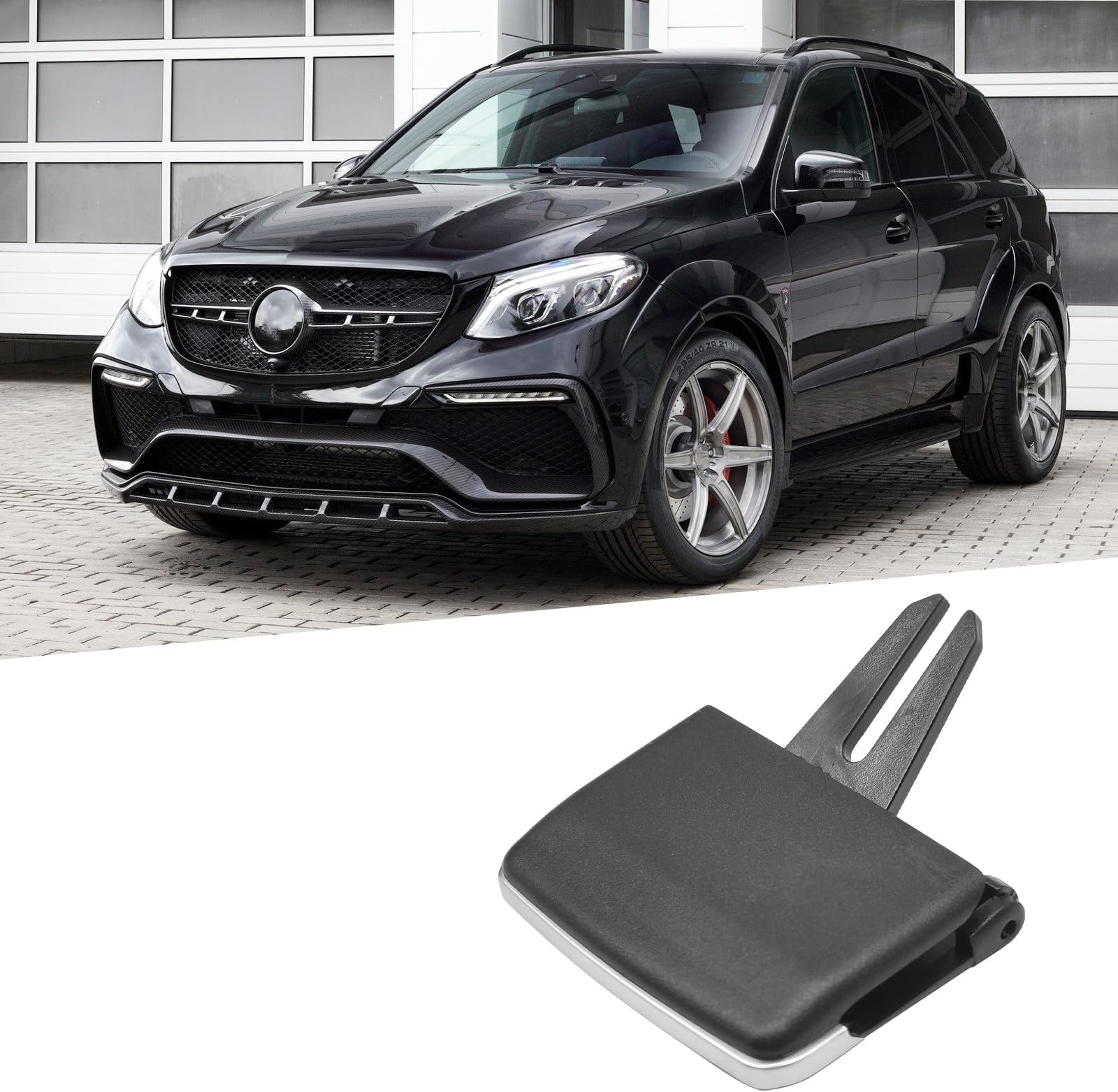 SUNJIKA 1PCS Air Vent Outlet Tab Clip,Upgraded AC Vent Clips Car Interior Accessories Replacement for Mercedes Benz W166 ML Class 2012-2015 GLE Class 2016-2019 X166 GL Class(Center Console Right Side)