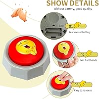 Vista 3 de RIBOSY Botón de aplausos: el botón aplaude cuando se presiona, añade diversión adicional a tu vida